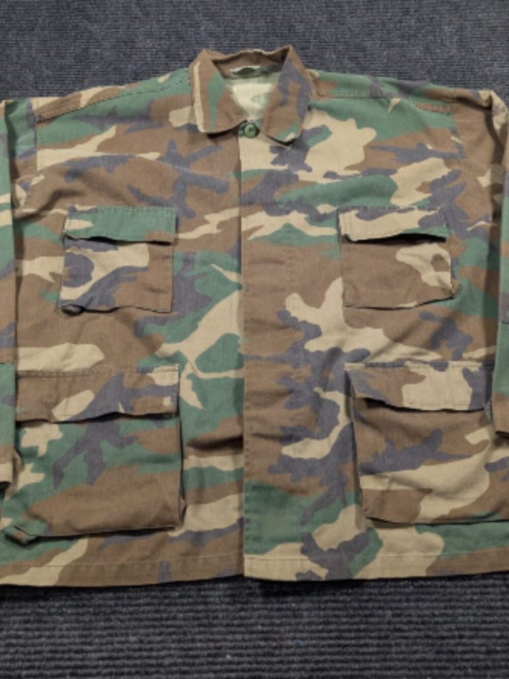 Woodland Camouflage Military Jacket – XX‑Large Regular